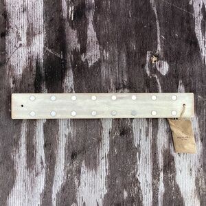 NEW Peg & Awl reclaimed wood magnetic KNIFE RACK